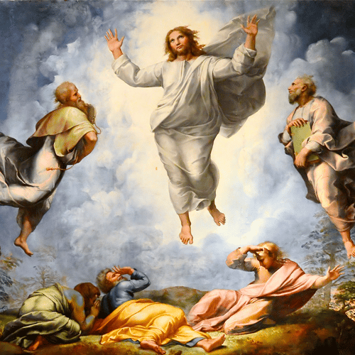 la transfiguration de Raphael