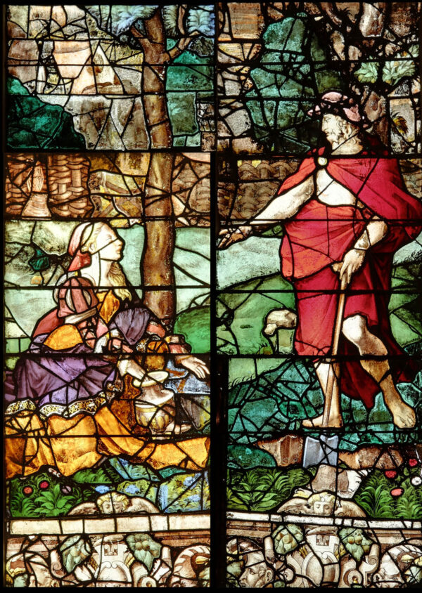 Madeleine de Savoie vitrail Saint Acceul - Ecouen