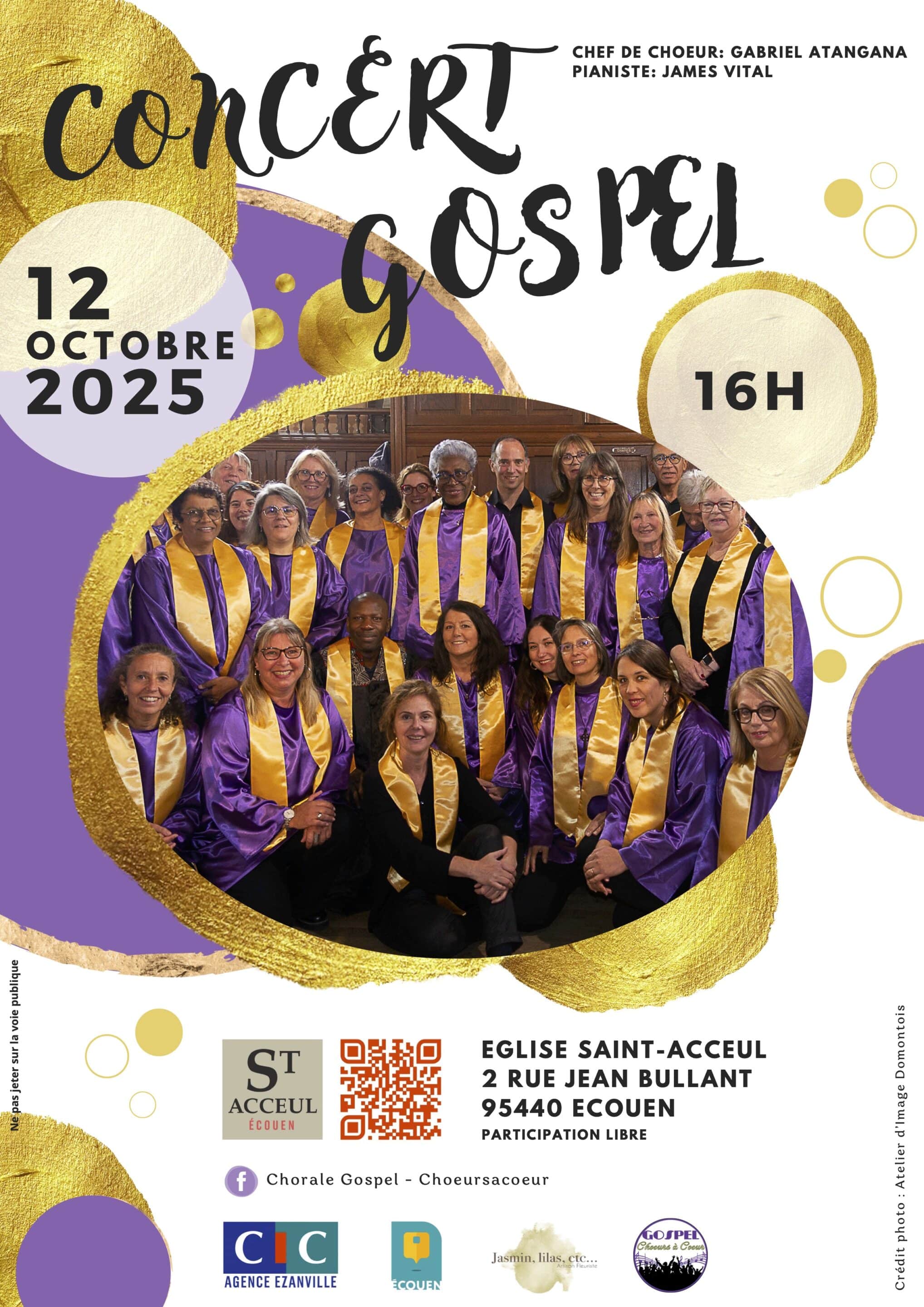 affiche Ecouen_Concert Gospel_2025